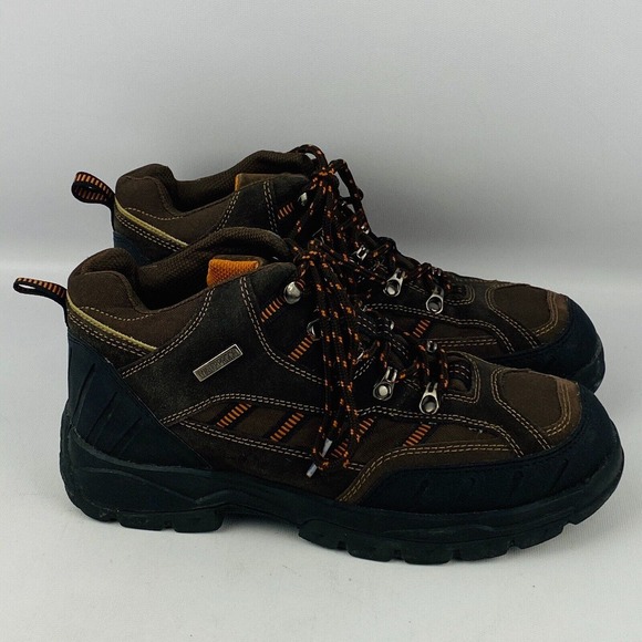 Mens 7M Brahma Kane Boots Brown Suede Leather Steel Toe Waterproof Work Hiking - Picture 2 of 10